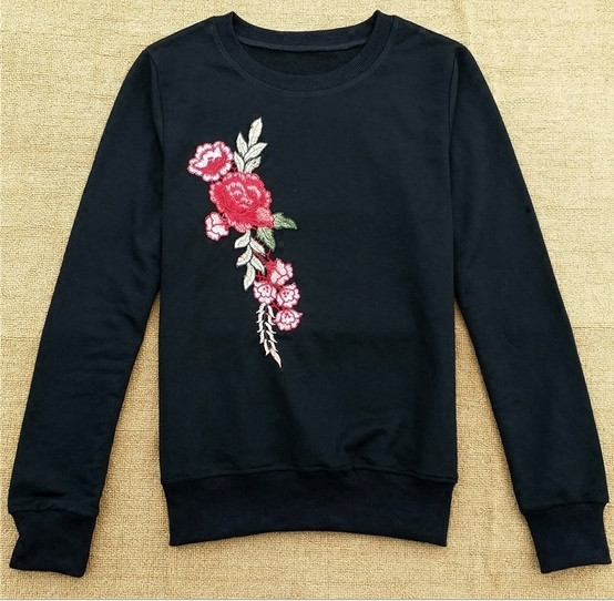 Πολύ άνετη μπλούζα με μεγάλο μανίκι και κεντήματα - 3 μοντέλα