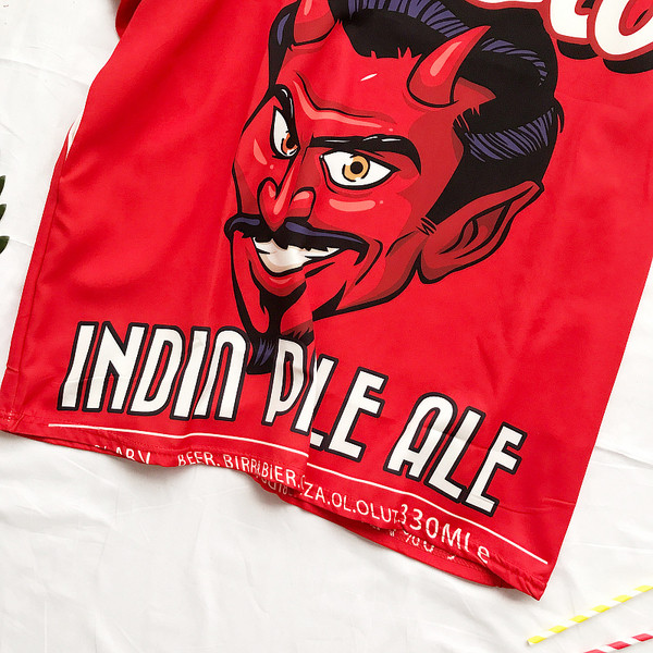 Сладка дамска блуза с изображения в три цвята, подходяща за ежедневие