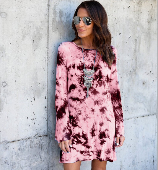 Γυναικείο αθλητικό κομψό φόρεμα με μακρύ μανίκι 