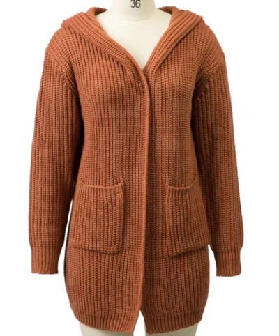 Дълга актуална дамска жилетка с джобове и интересни връзки по гърба