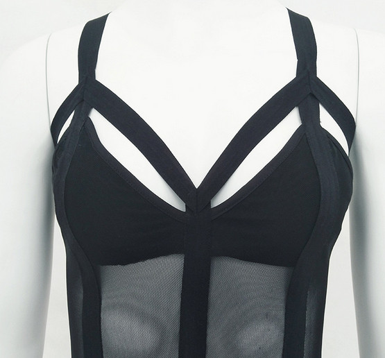 Уникално дамско боди с интересни презрамки , три цвята