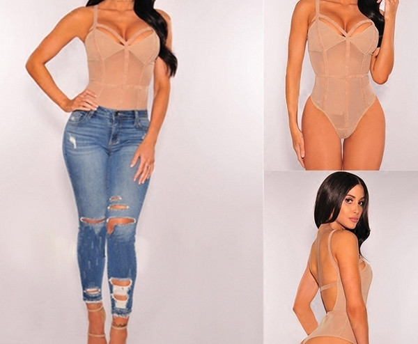 Уникално дамско боди с интересни презрамки , три цвята