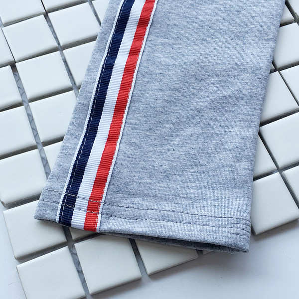 Ежедневна детска блуза за момчета в сив цвят