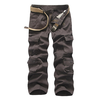 Ежедневен мъжки много удобен панталон с големи джобове - 4 цвята