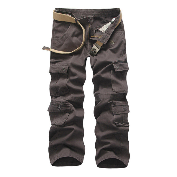 Ежедневен мъжки много удобен панталон с големи джобове - 4 цвята