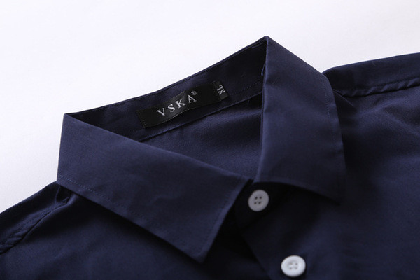 Κομψό ανδρικό πουκάμισο Polo με  μακρύ μανίκι και κολάρο  - 2 σχέδια