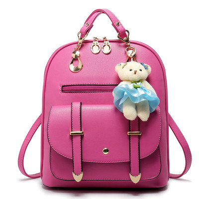 Πολύ μοντέρνο γυναικείο δερμάτινο σακίδιο κυλινδρικό με ενδιαφέρουσες συνδέσεις - πολλά μοντέλα