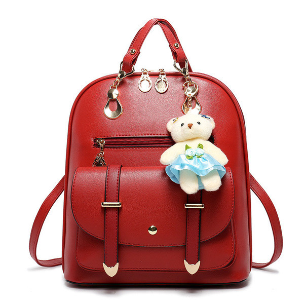 Πολύ μοντέρνο γυναικείο δερμάτινο σακίδιο κυλινδρικό με ενδιαφέρουσες συνδέσεις - πολλά μοντέλα