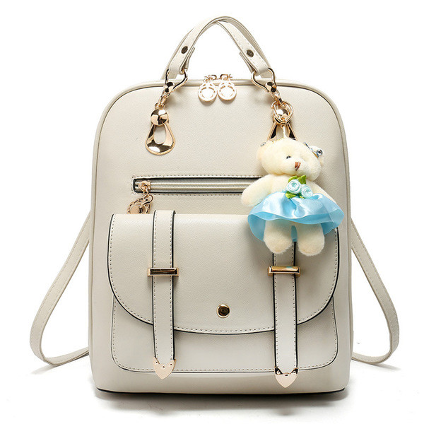 Πολύ μοντέρνο γυναικείο δερμάτινο σακίδιο κυλινδρικό με ενδιαφέρουσες συνδέσεις - πολλά μοντέλα