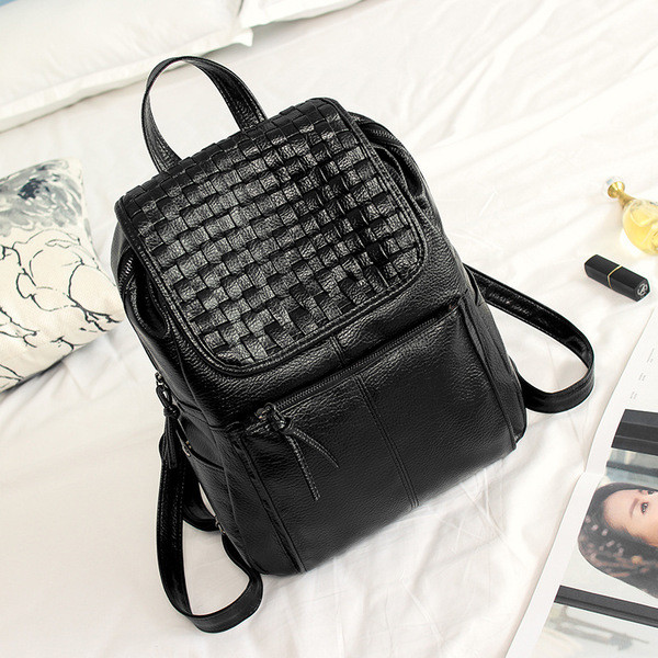 Уникална дамска кожена раница - 4 цвята