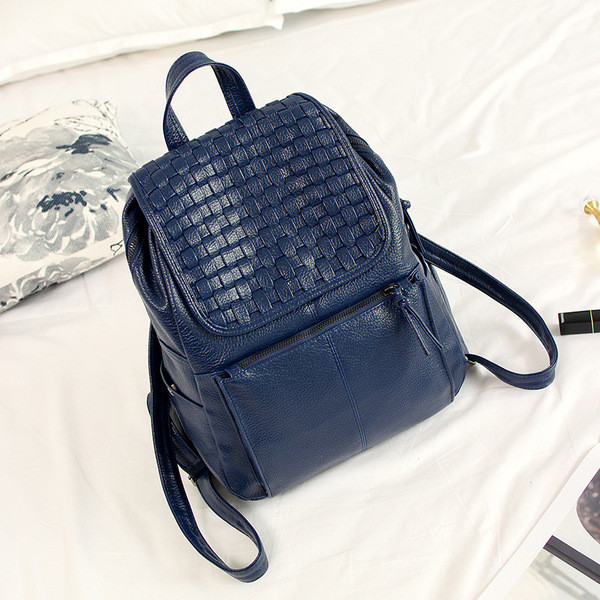 Уникална дамска кожена раница - 4 цвята