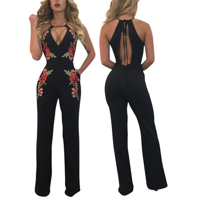 Κομψές γυναικείες φόρμες freestyle με floral κεντήματα