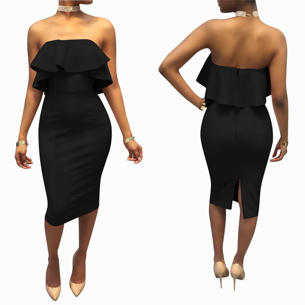 Γυναικείο φόρεμα  σε ροζ, μαύρο και μπλε