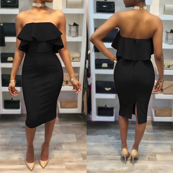 Γυναικείο φόρεμα  σε ροζ, μαύρο και μπλε