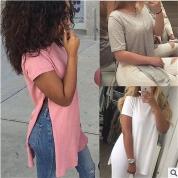 Όμορφο γυναικείο  μακρύ μπλουζάκι σε διάφορα χρώματα