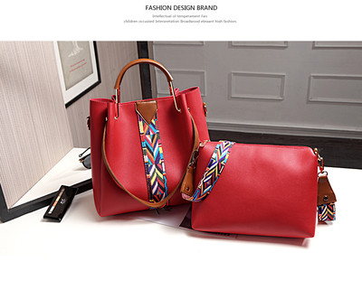 Κομψή γυναικεία  τσάντα με πολύχρωμα μοτίβα σε διάφορα χρώματα