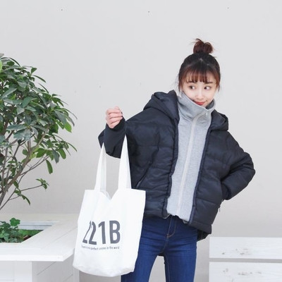 Μπουφάν fleece με κουκούλα σε πράσινο και μαύρο χρώμα