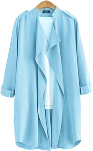 Αθλητικό κομψό γυναικείο παλτό με ευρύ στυλ, κατάλληλο για τη καθημερινή ζωή