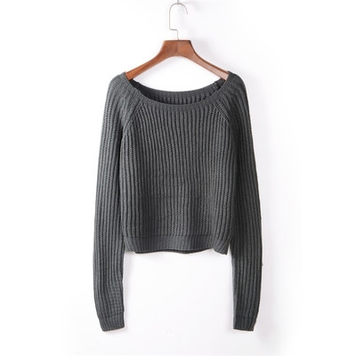 Γυναικείο φούτερ με σχήματος Ο λαιμόκοψη σε τρία χρώματα