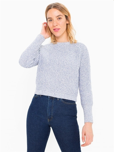 Κομψό και σύντομο γυναικείο πουλόβερ σε πολλά χρώματα