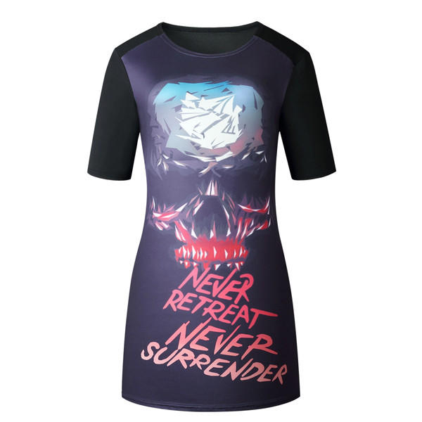 Αθλητικό-κομψό γυναικείο φόρεμα με 3/4 μανίκια