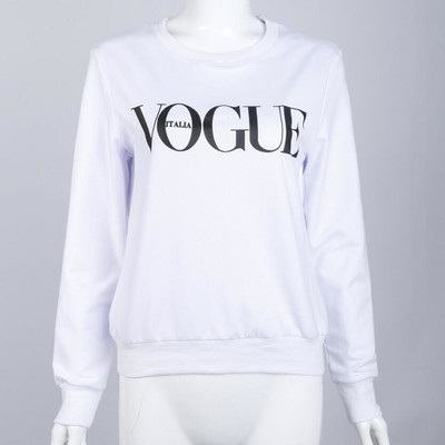 Καθημερινή γυναικεία μπλούζα μεμακριά μανίκια σε μαύρο και άσπρο