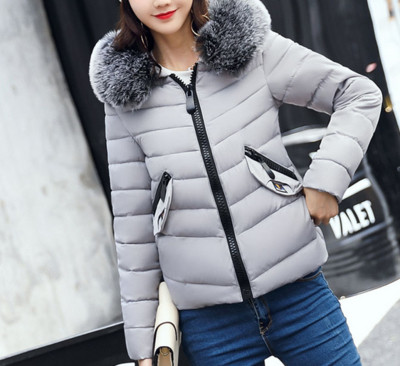 Много топло дамско яке с качулка и малки джобчета - 5 цвята