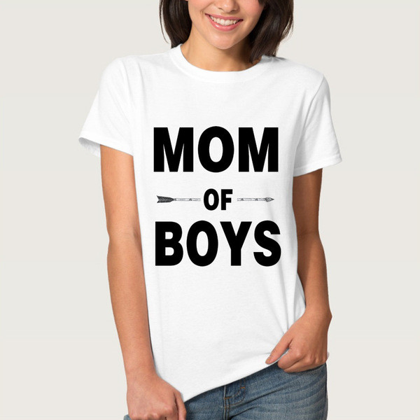 Бяла тениска за дамите в широк модел, с надпис