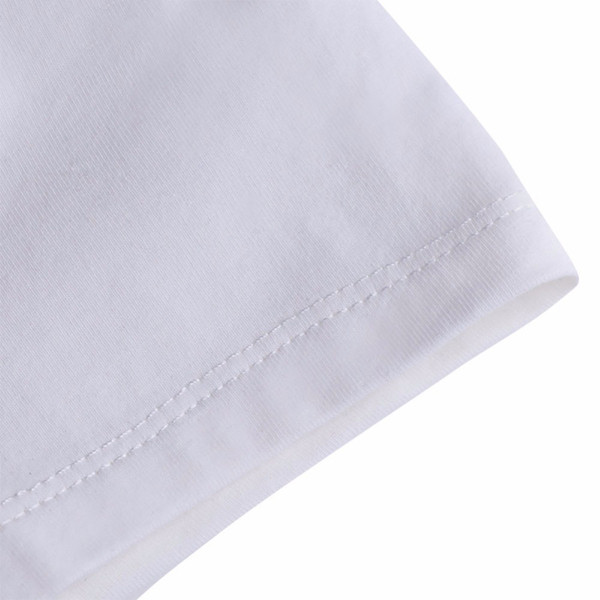 Тениска за дамите в бял и черен цвят с декорация надпис