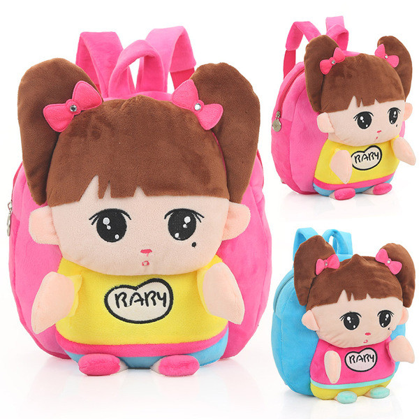 Μικρό σακίδιο για παιδιά με τρισδιάστατο σακίδιο σε δύο χρώματα