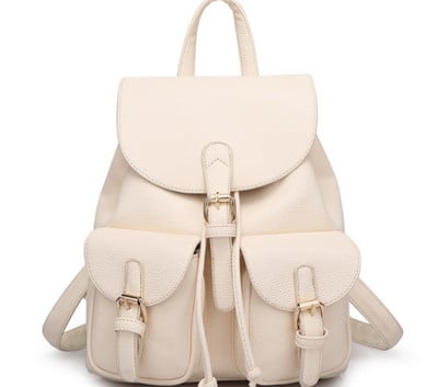 Casual τσάντα τύπου δαντέλας με πολλές ενδιαφέρουσες πόρπες στις τσέπες