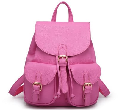 Casual τσάντα τύπου δαντέλας με πολλές ενδιαφέρουσες πόρπες στις τσέπες