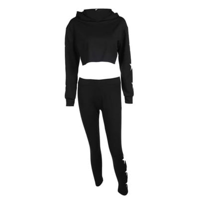 Κομψό, γυναικείο σετ  κατάλληλο για σπορ με όμορφη εκτύπωση 