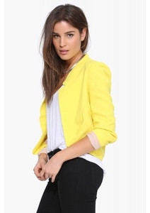 Κομψό κοντό γυναικείο σακάκι σε διάφορα χρώματα