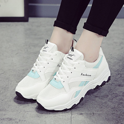 Дамски маратонки в три цвята, подходящи за ежедневие и спорт