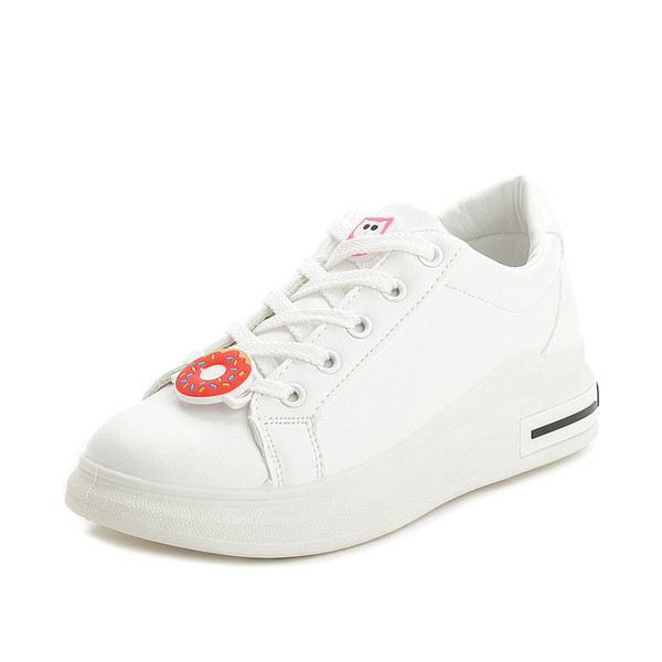 Αθλητικά πάνινα γυναικεία παπούτσια με ψηλά πέλματα με κεντήματα