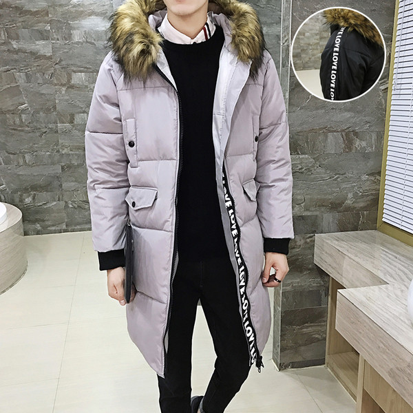 Χειμωνιάτικο πολύ κομψό ανδρικό μπουφάν με μοναδικό κολάρο  - 3 χρώματα