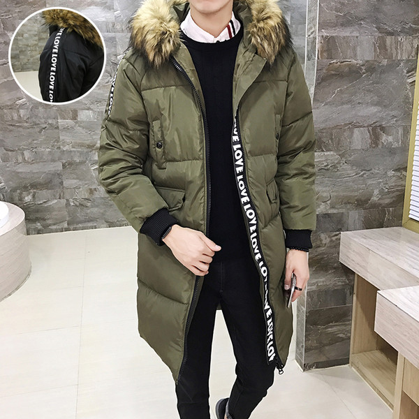 Χειμωνιάτικο πολύ κομψό ανδρικό μπουφάν με μοναδικό κολάρο  - 3 χρώματα