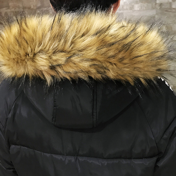 Χειμωνιάτικο πολύ κομψό ανδρικό μπουφάν με μοναδικό κολάρο  - 3 χρώματα