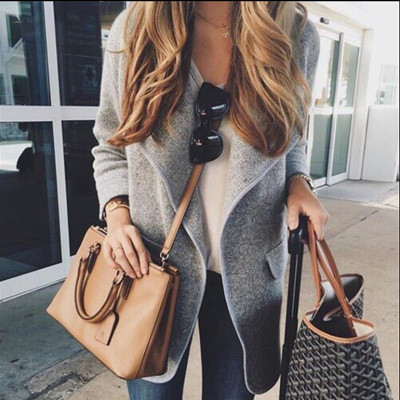 Дамска стилна ежедневна жилетка 