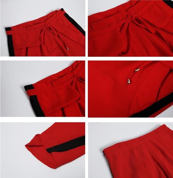 Καθημερινά σπορ-κομψά γυναικείας παντελόνια με 7/8 