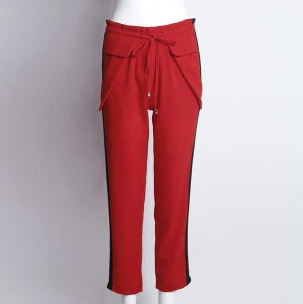 Καθημερινά σπορ-κομψά γυναικείας παντελόνια με 7/8 