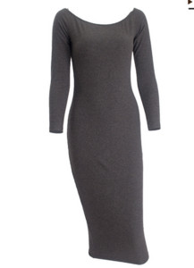 Καθημερινό γυναικείο φόρεμα  με έναν ώριμο ώμο και ένα μακρύ μανίκι - πολλά χρώματα