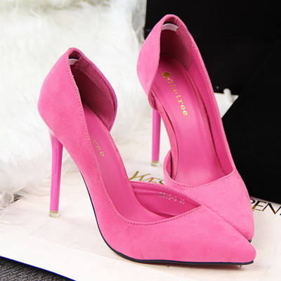 Официални дамски обувки на висок ток - различни цветове