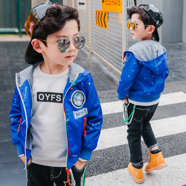 Παιδικό φούτερ με κουκούλα, σε δύο χρώματα