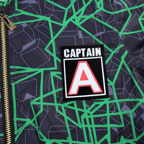 Αθλητικό παιδικό μπουφάν για αγόρια με έγχρωμο μοτίβο - τρία χρώματα