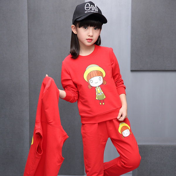 Παιδική αθλητική  φόρμα για κορίτσια με εφαρμογές