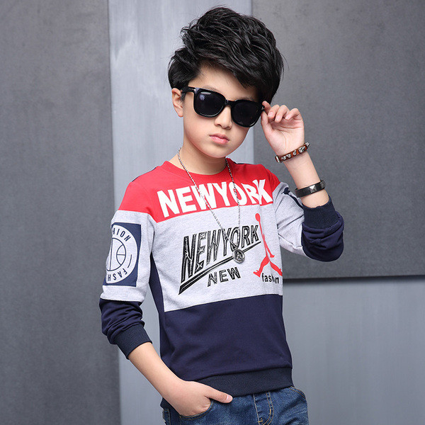 Παιδική καθημερινή μπλούζα  σε δύο χρώματα με επιγραφές