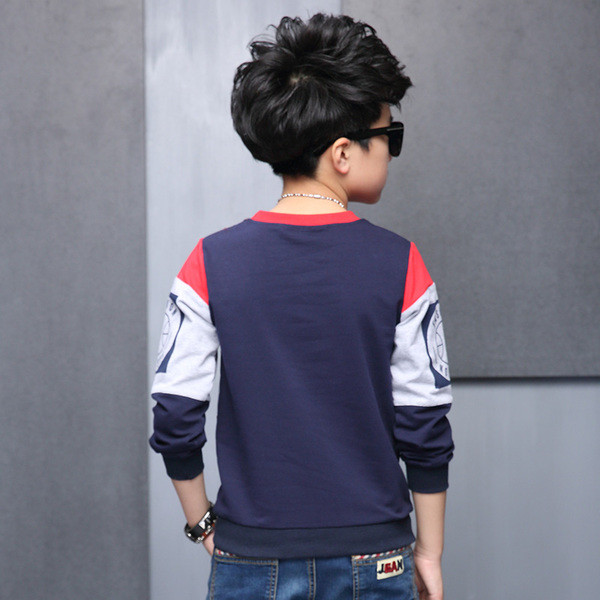 Παιδική καθημερινή μπλούζα  σε δύο χρώματα με επιγραφές