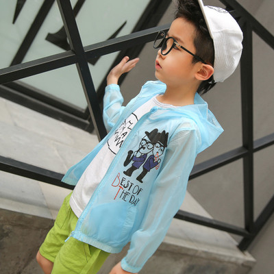 Παιδικό φούτερ για αγόρια με κουκούλα σε δύο χρώματα